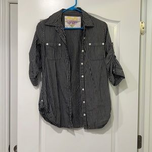 Gray striped shirt